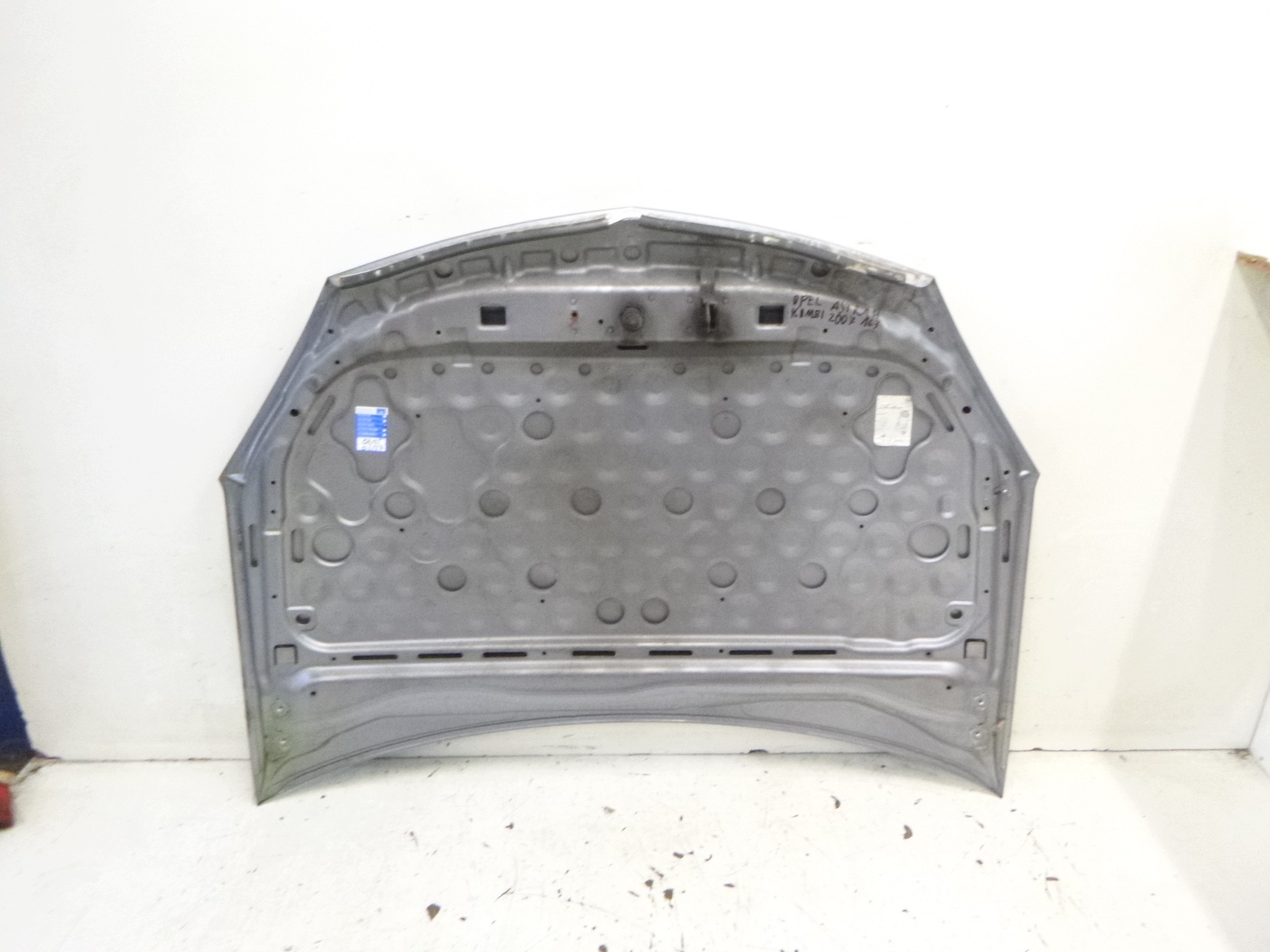 bonnet front OPEL ASTRA H III SILVER LIGHT Z163 2004-2014