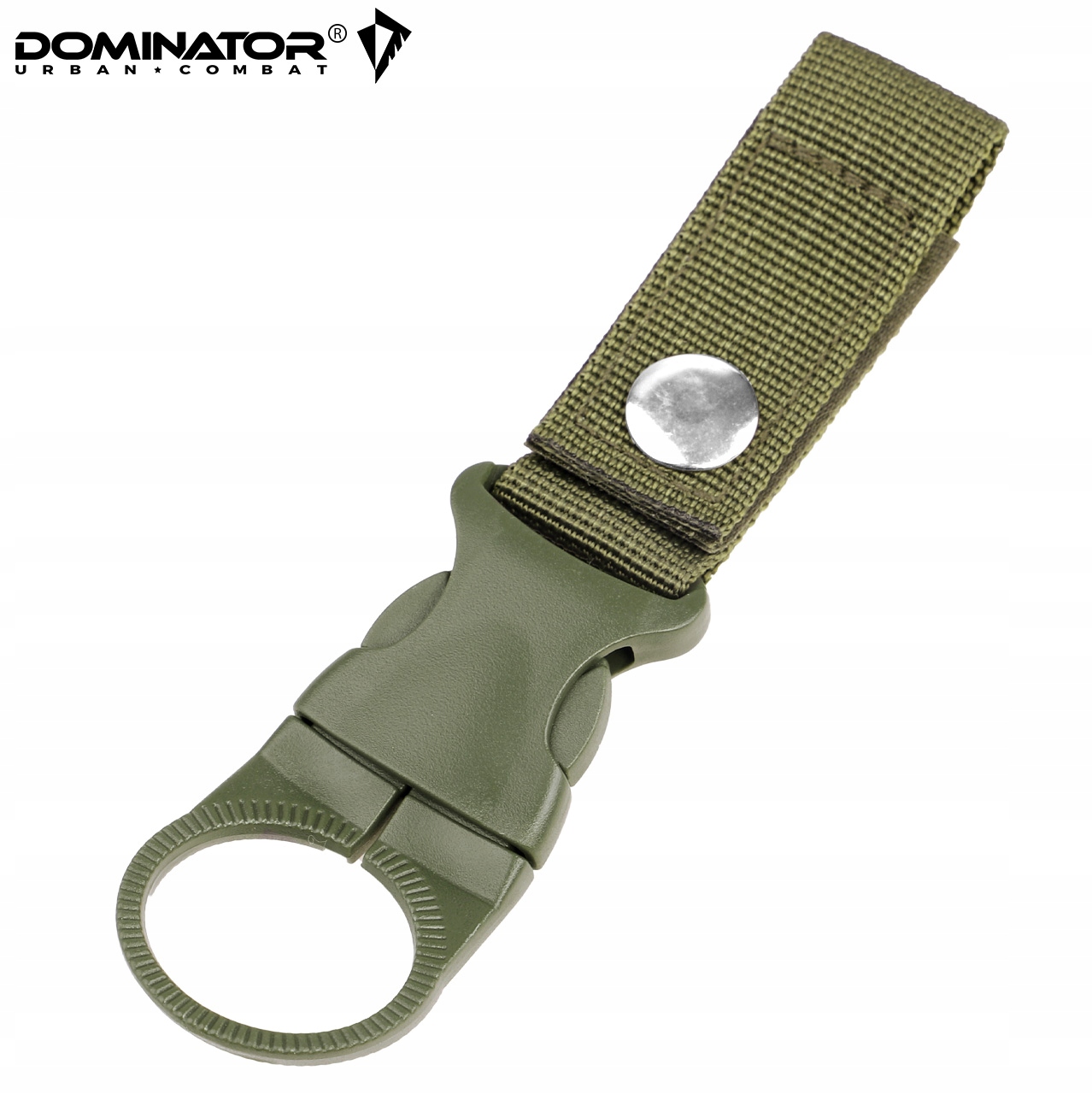 UCHWYT NA BUTELKĘ PET DO PASKA PASA PLECAKA DOMINATOR MOLLE ZIELONY OLIVE Marka Dominator