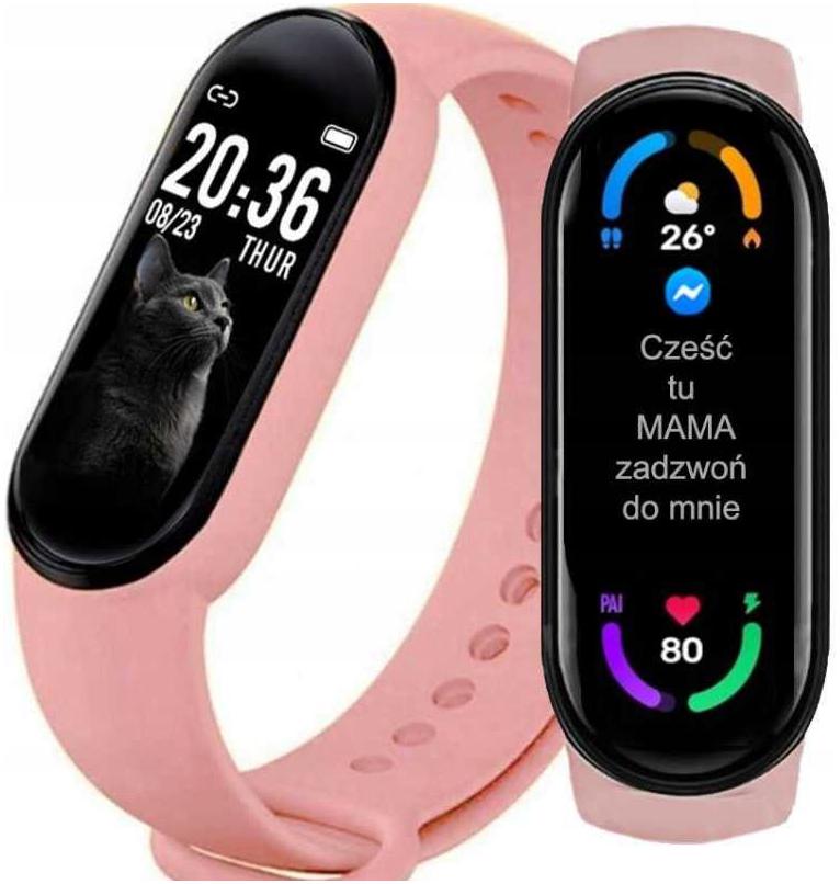 M6 OPASKA SPORT SMARTWATCH SMARTBAND ZEGAREK