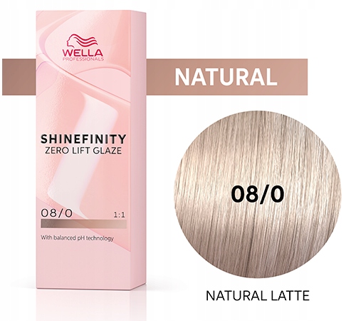 

Wella Shinefinity 60 ml 08/0 Nat Natural Latte
