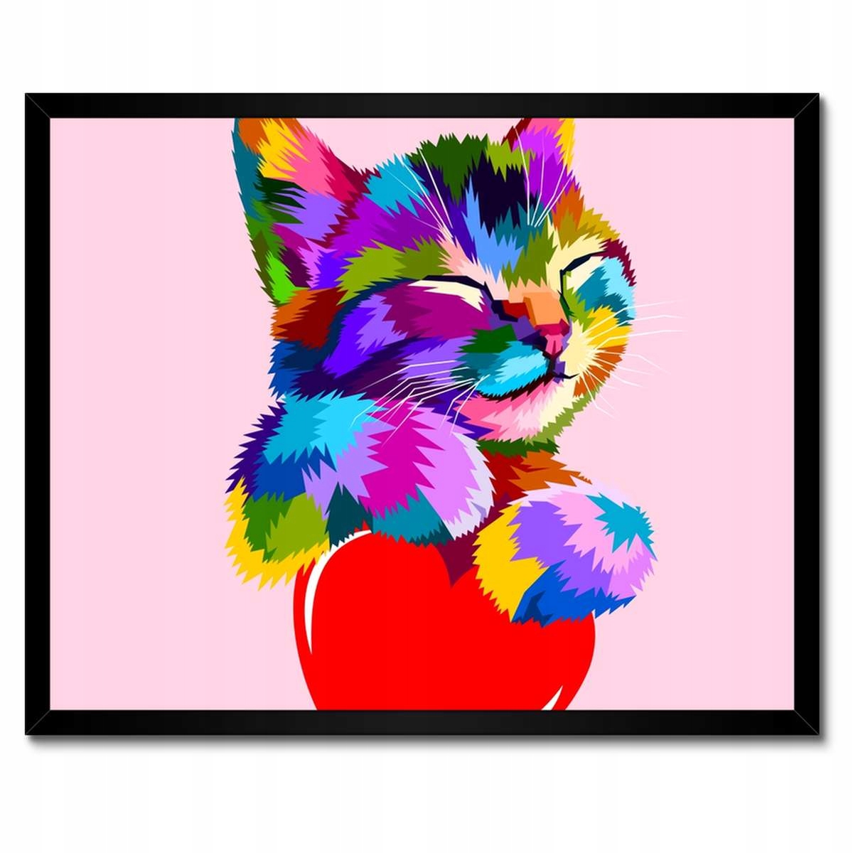 Plakáty v rámu 50x40 Kočka Kotě Kočky Kočka