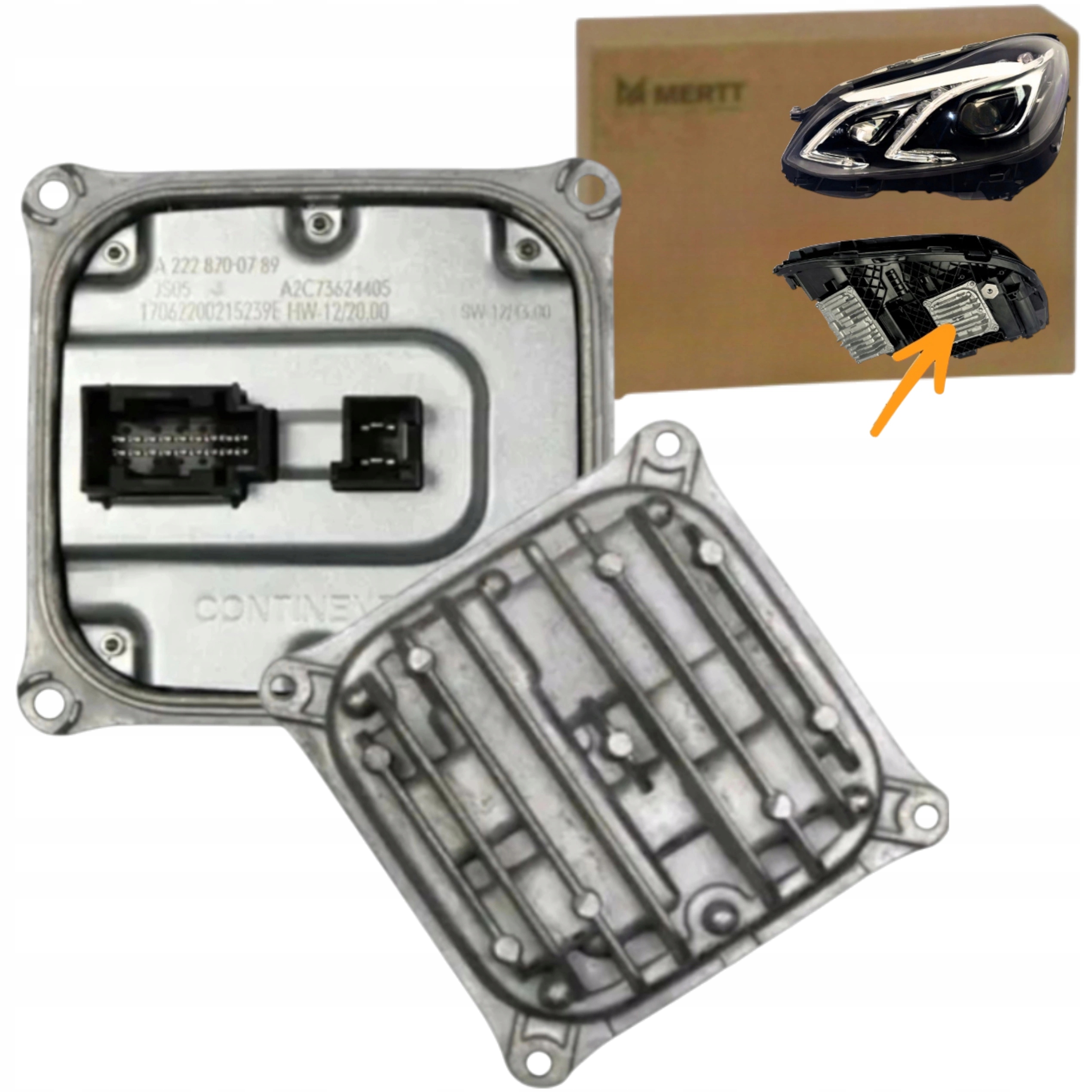 Měnič Napětí modul Full Led Mercedes W205 C217 W166 W222 W447 C218 W212