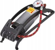 АВТОМОБИЛЬНЫЙ НОЖНОЙ СТАРТОВЫЙ НАСОС ДЛЯ КОЛЕС С МАНОМЕТРОМ