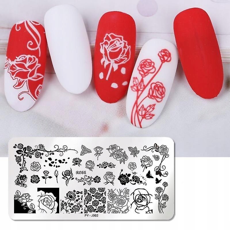 PICT YOU - Blaszka do Stempli - PY-J002 - RÓŻA