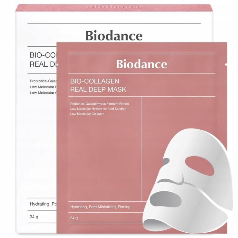 Biodance Real Deep Mask Hydrogelová kolagenová maska na obličej 4x