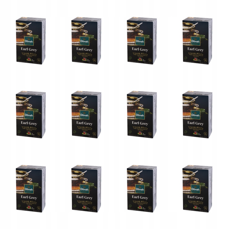 Dilmah Earl Grey Flavoured Black Tea 20x1,5 g X12
