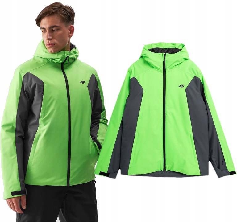 Kurtka Narciarska 4F Zimowa 4FAW23TTJAM306 M306 Green L