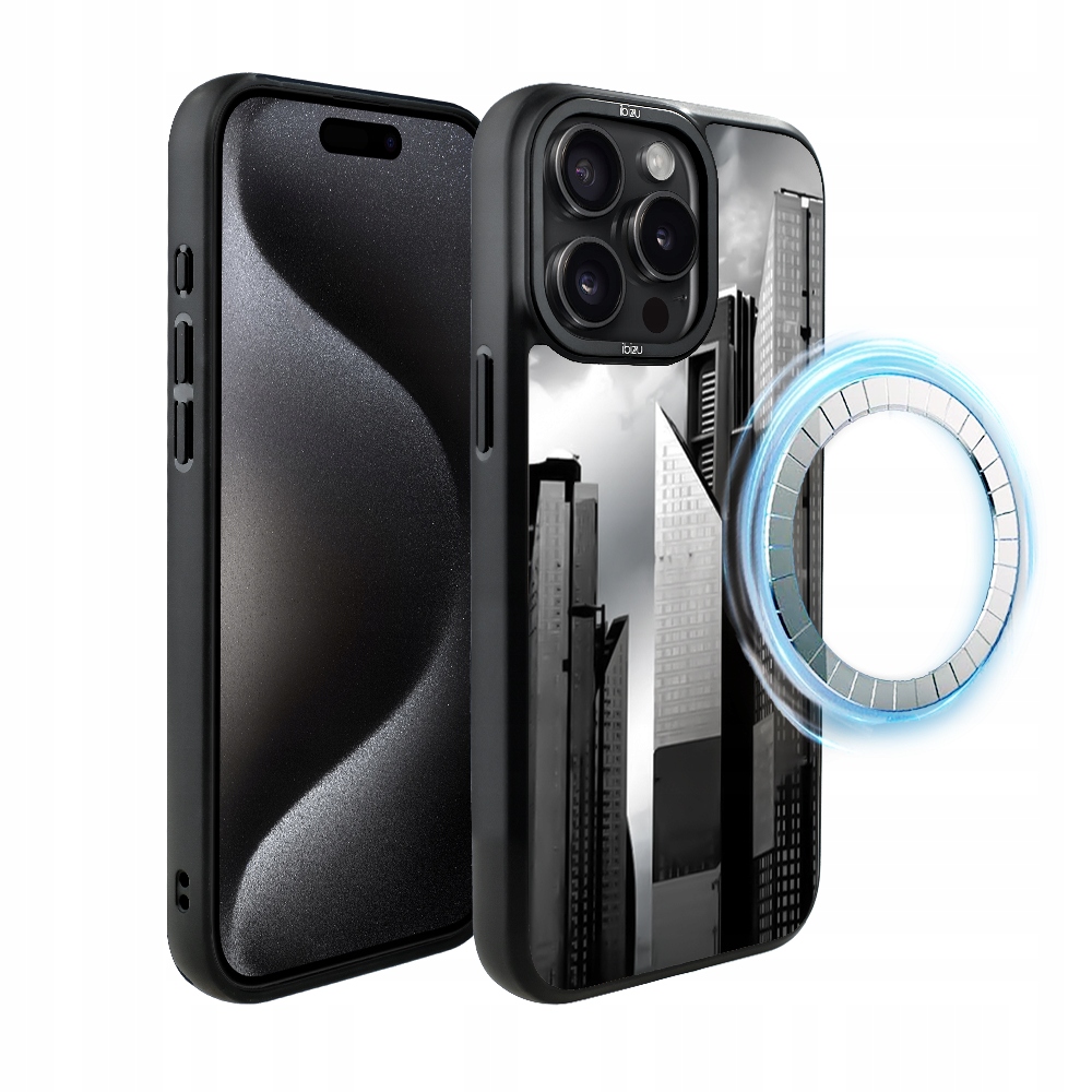 Matný Pouzdro Ibizu DropGuard s MagSafe pro iPhone 15 Pro Max, Manhattan