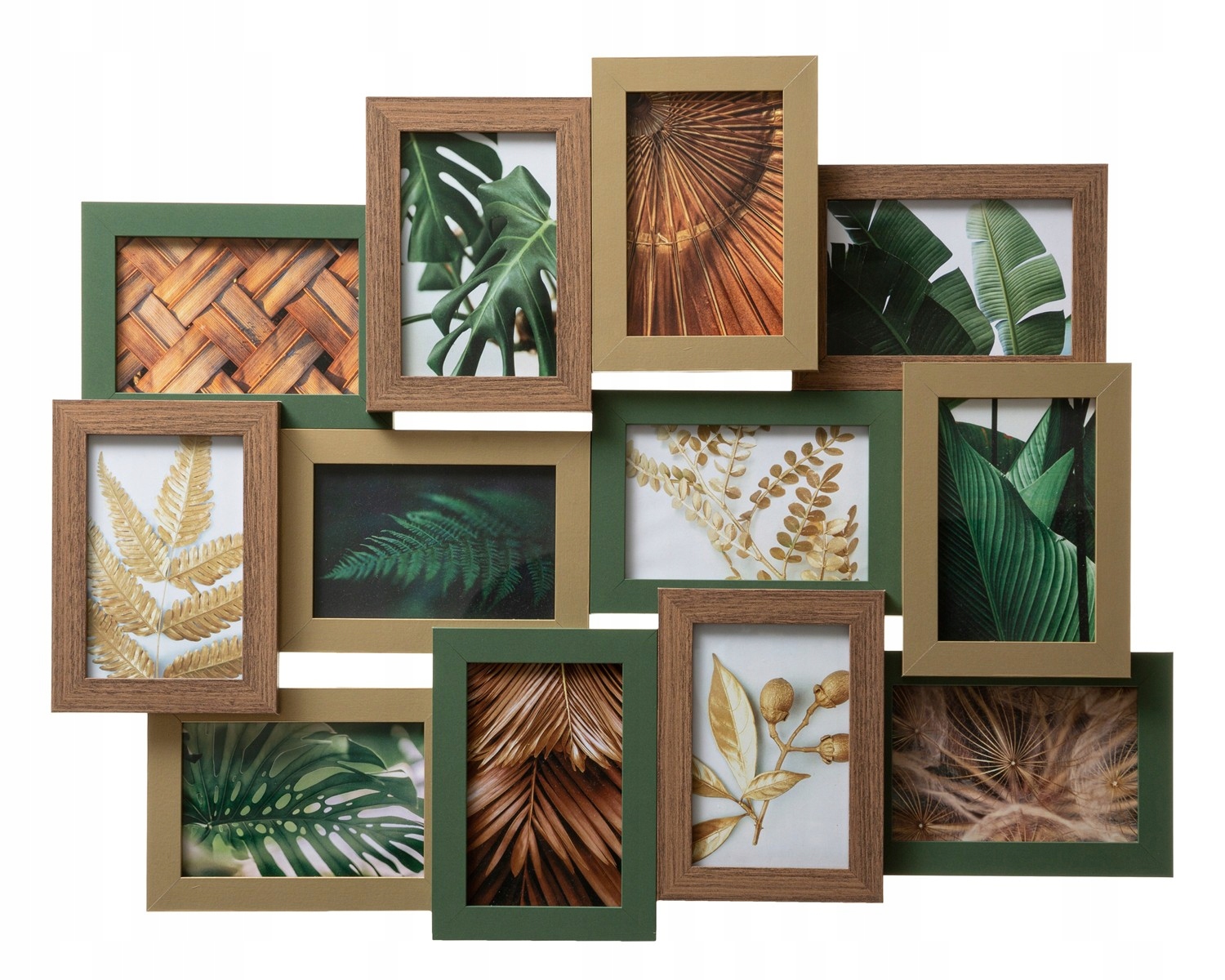 

Duża Ramka 12 Zdjęć Boho 65 X 51,5 CM foto rama
