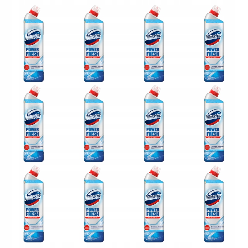 Domestos Power Fresh Gel na toalety Ocean Fresh 700 ml X12