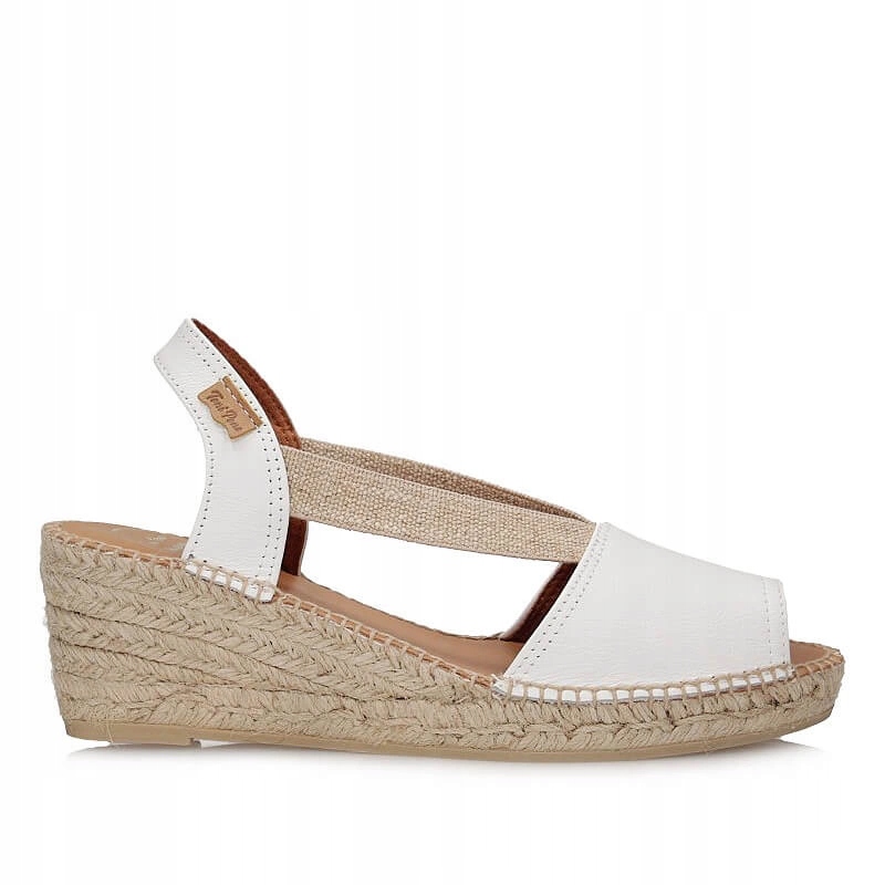 Originální španělské espadrilkové sandály Toni Pons Teide-p bílé
