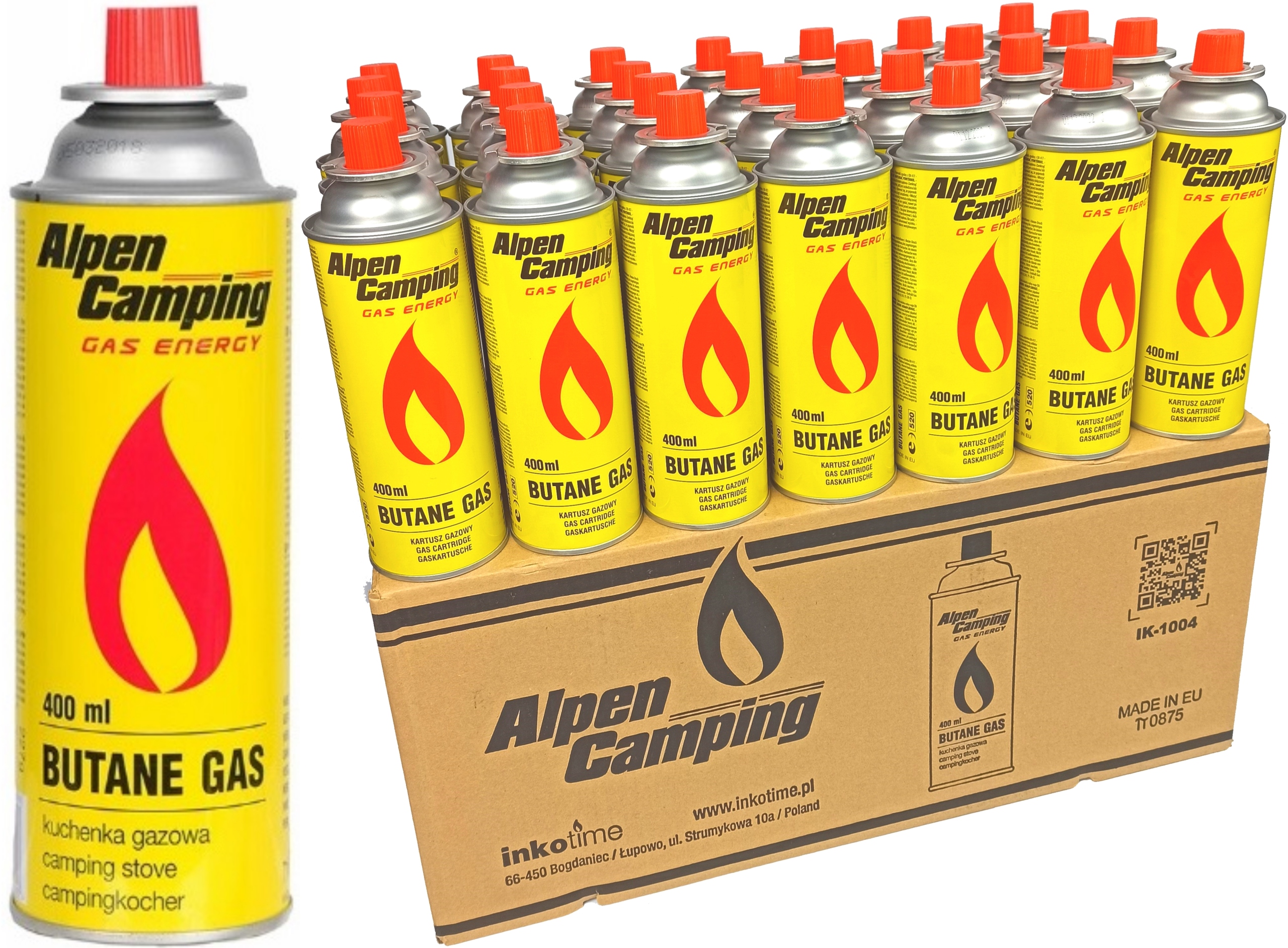 

Nabój Gazowy Kartusz Gaz Kuchenki Alpen Camping 28