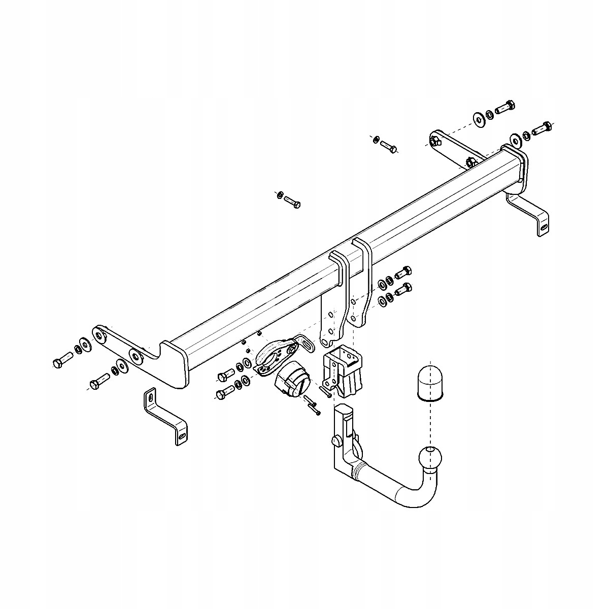 Hak Wypinany do Hyundai Tucson 3 FL TL III SUV 18-20 MODUŁ WIĄZKA 13 PIN Producent Steinhof