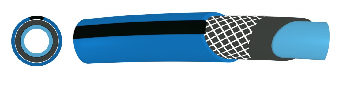 WĄŻ TECHNICZNY ZBROJONY 8MM PCV PRZEWÓD 20bar 50m Marka Polix