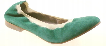 Fabio Fabrizi 696 Balerína Světle Zelená Vel 38