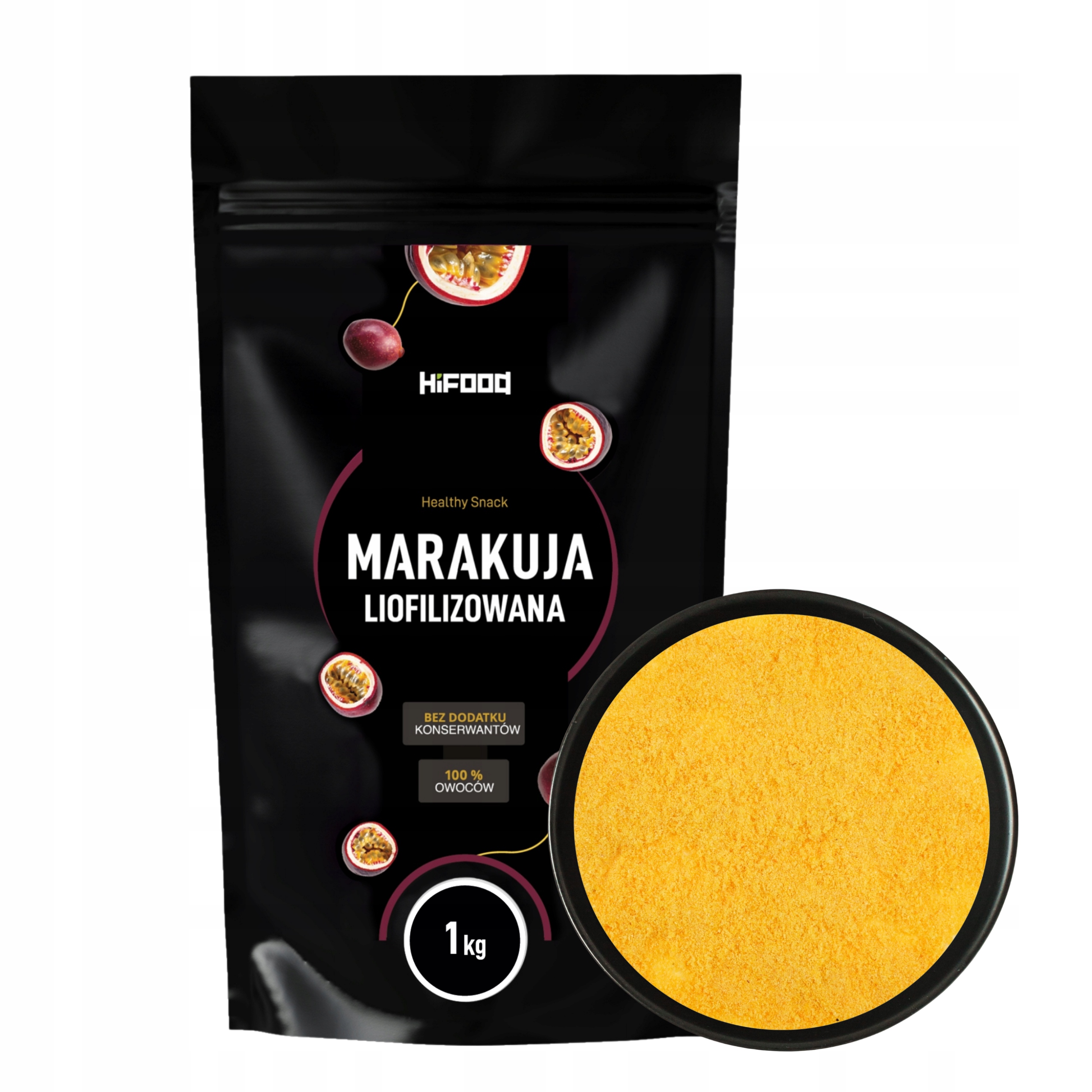 Marakuja Liofilizowana w proszku Passion Fruit Proszek 1000g HiFOOD