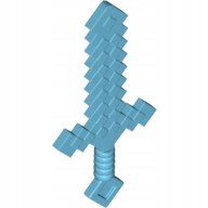 

Lego Minecraft Miecz niebieska broń 18787 21127