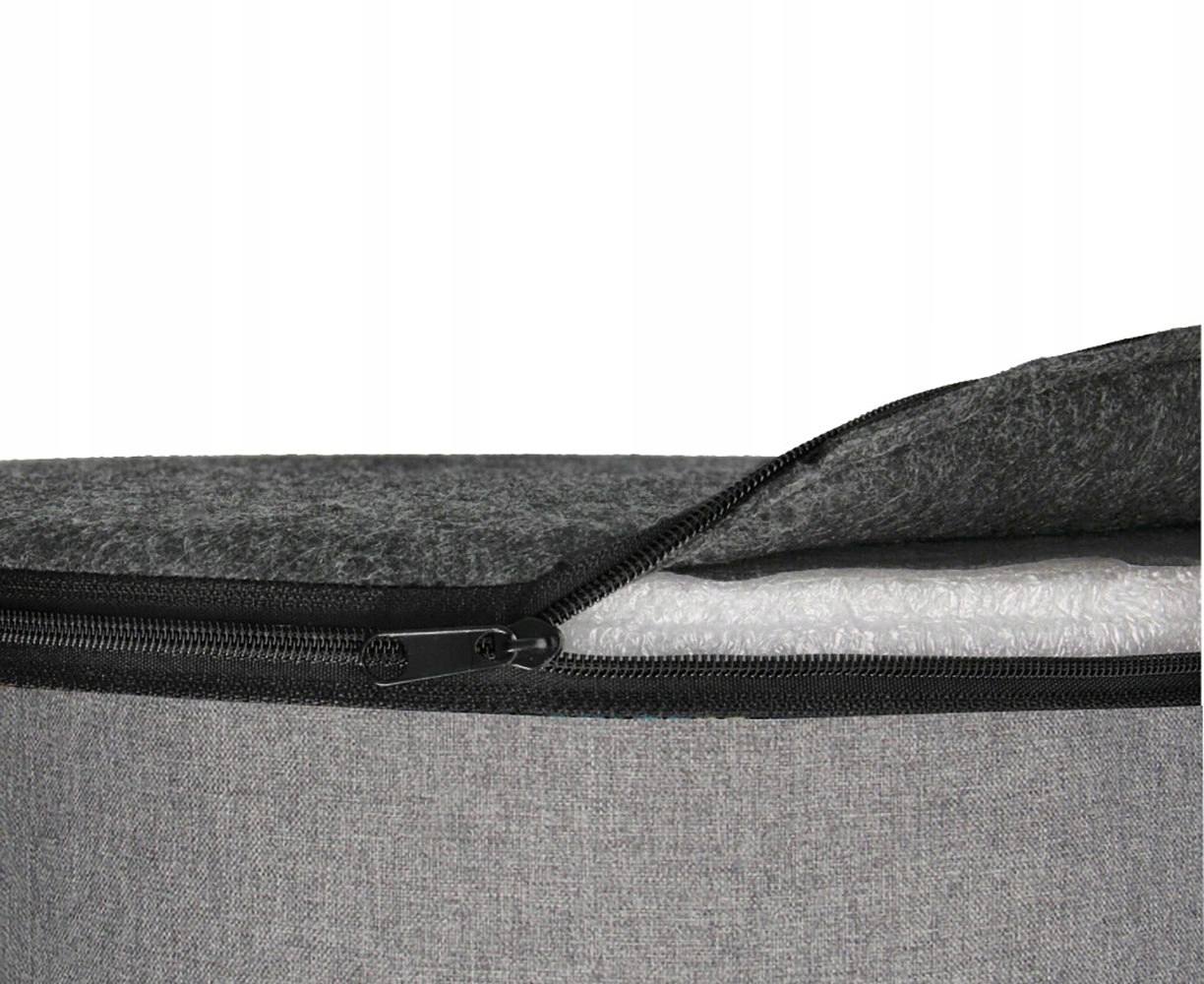 Okrągła pufa dekoracyjna - BOA Wysokość mebla 40 cm