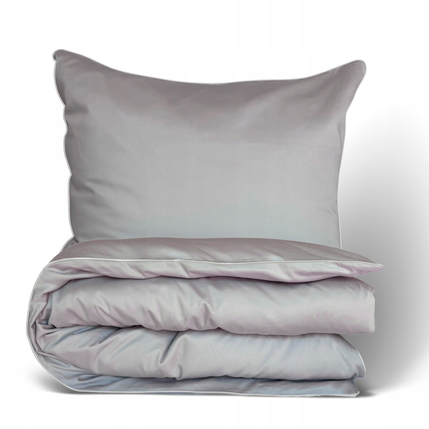 Posteľná Bielizeň s bizom 160x200 gold line 42 svetlosivá