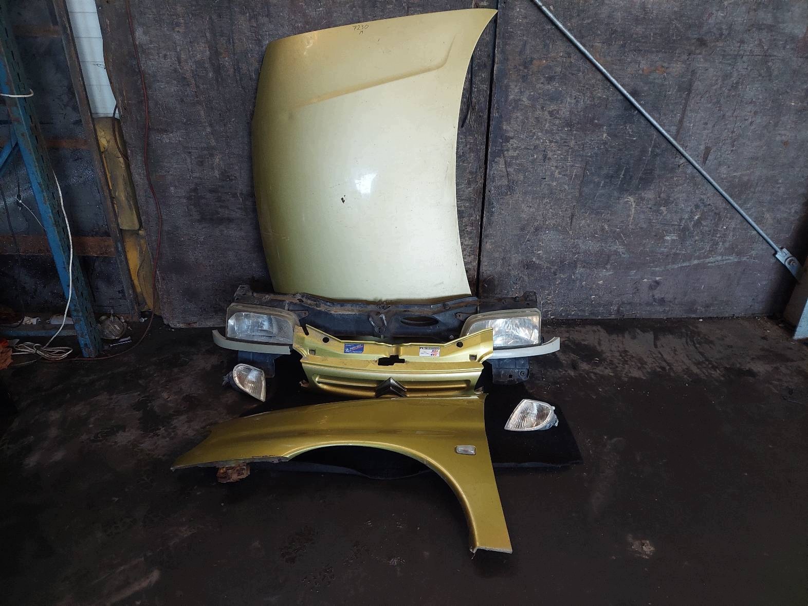 complete front bonnet lights fender CITROEN BERLINGO and