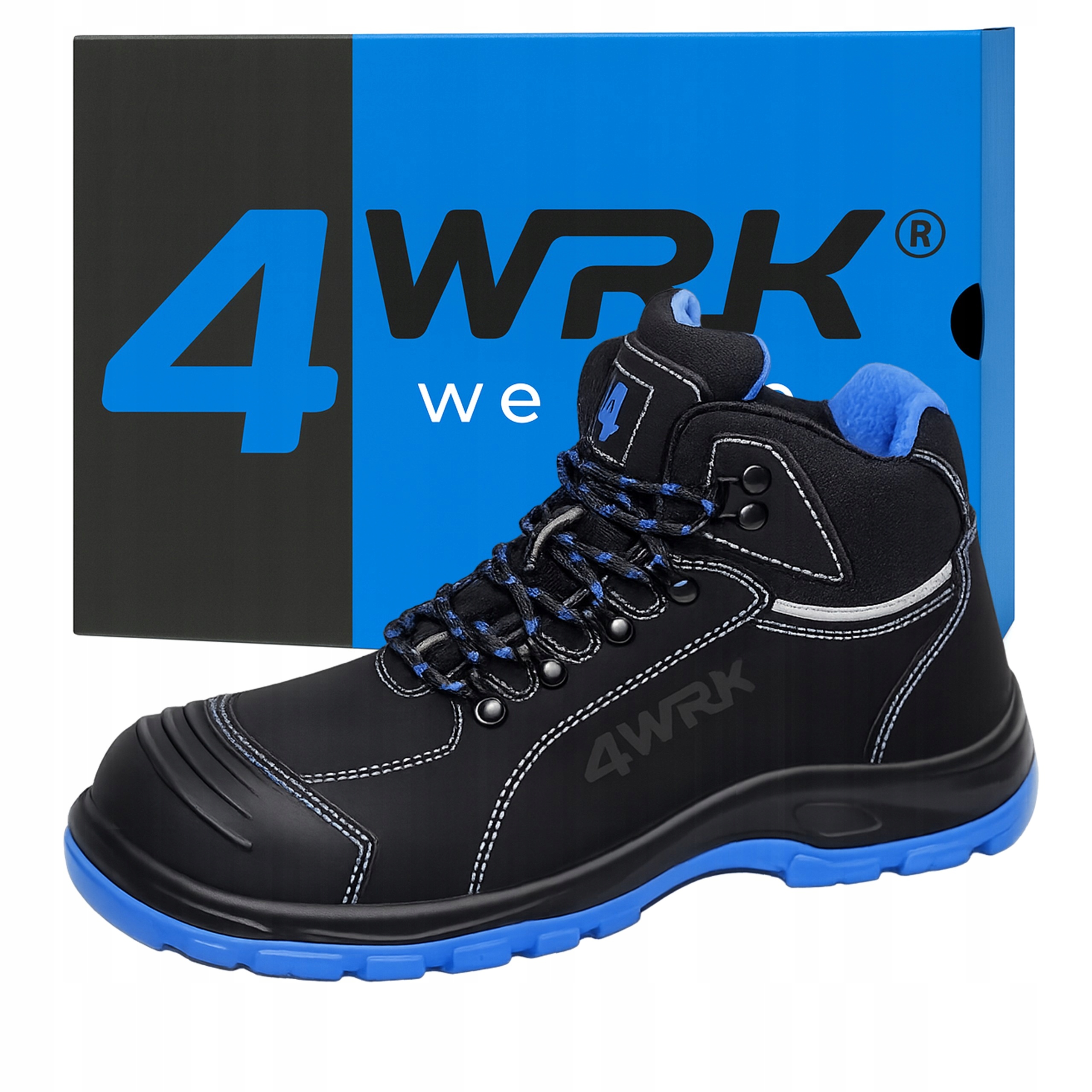 Buty Robocze Proxima S3 r. 44 Trzewiki Ochronne wysokie Z Podnoskiem Skóra