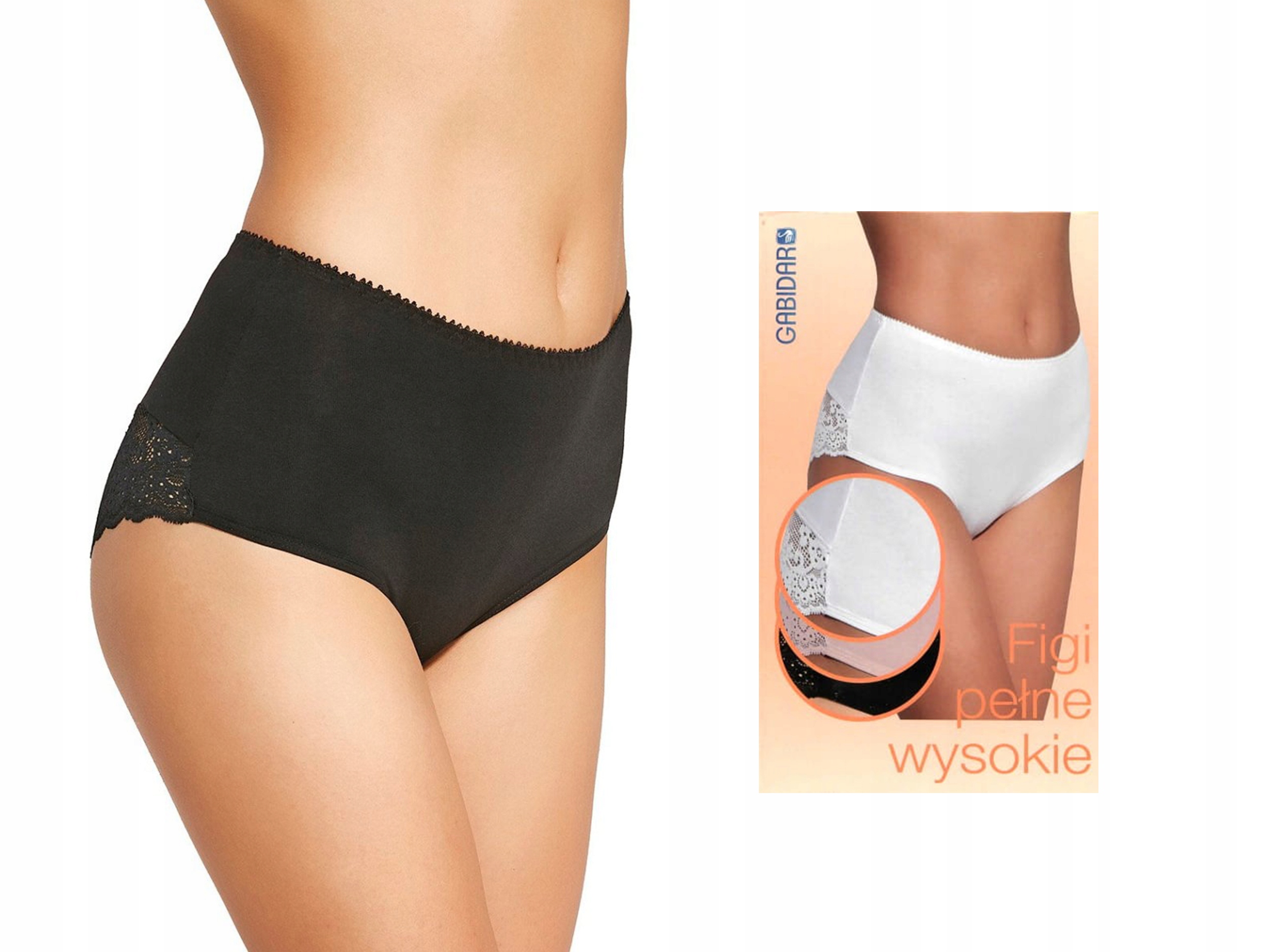 

Figi pełne Gabidar 185 Bawełna , Czarne , XL