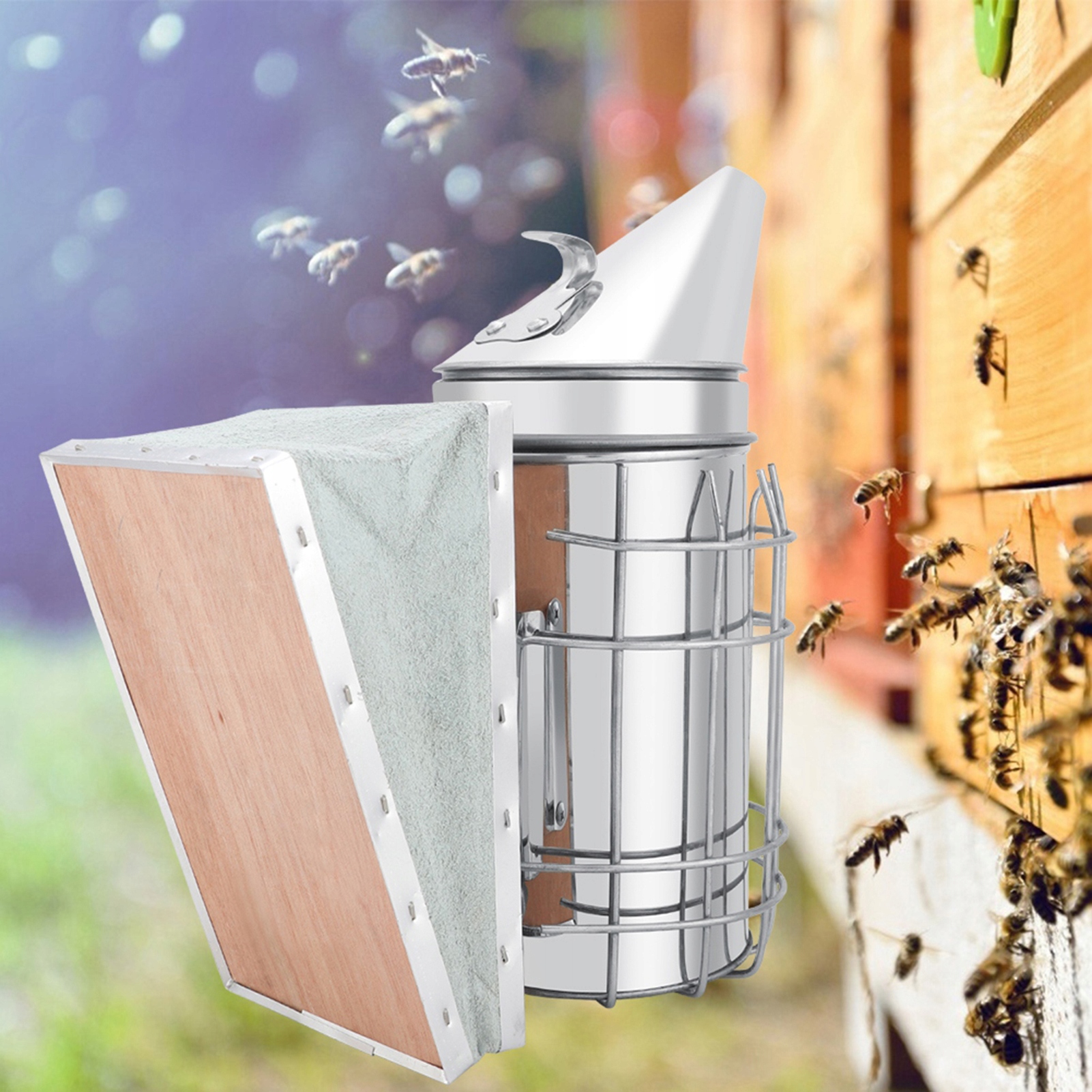 PODKURZACZ PASIECZNY ODYMIACZ STAL SKÓRA MIESZEK Producent inna