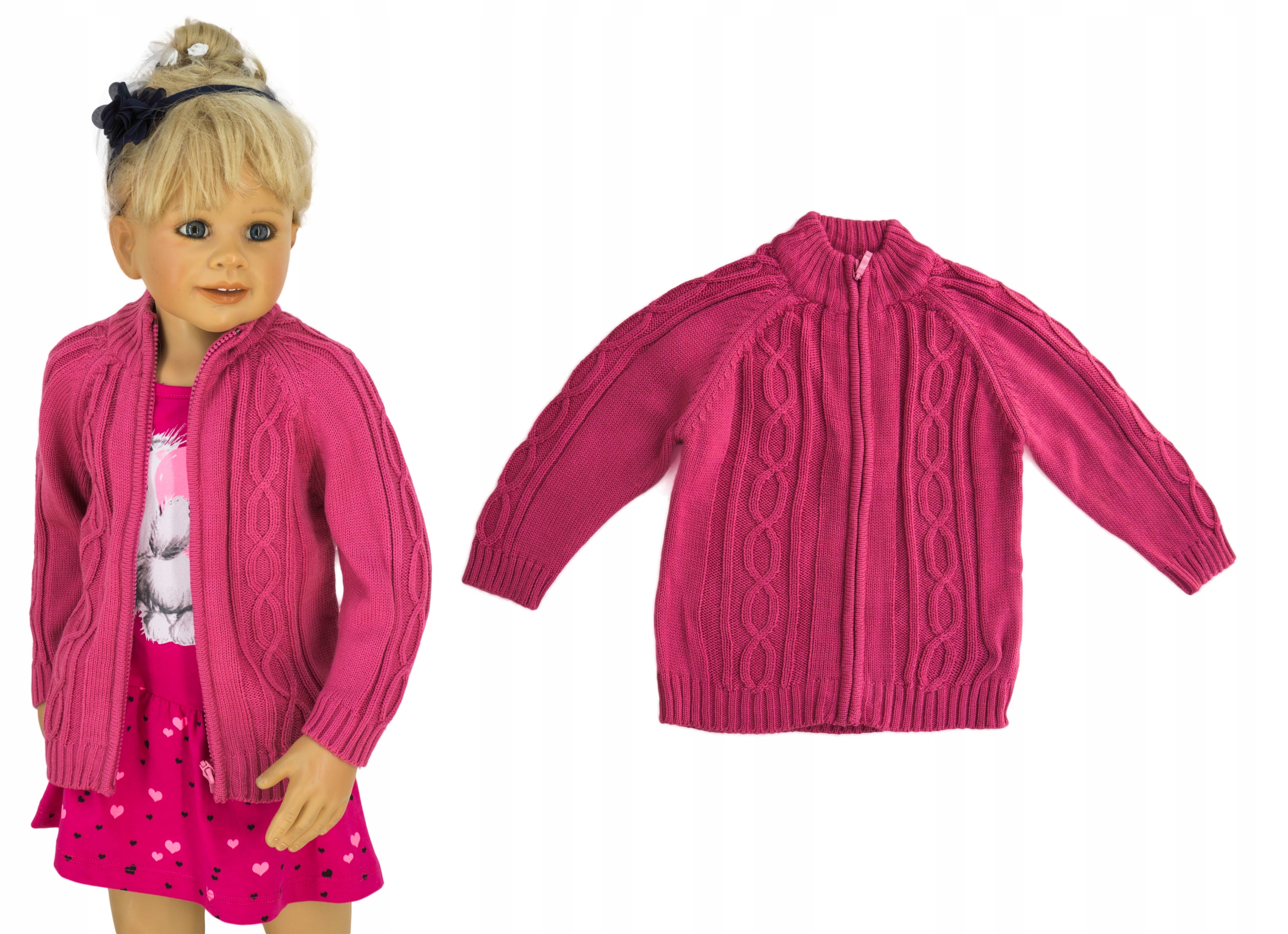 

M185 Rozpinany sweterek sweter Zuzi rozmiar 86/92