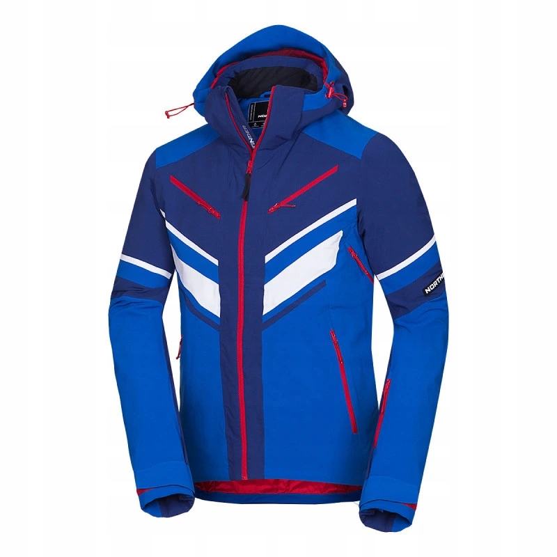 Pánská zateplená lyžařská bunda Northfinder Earl Blue/Blue 26060/XL