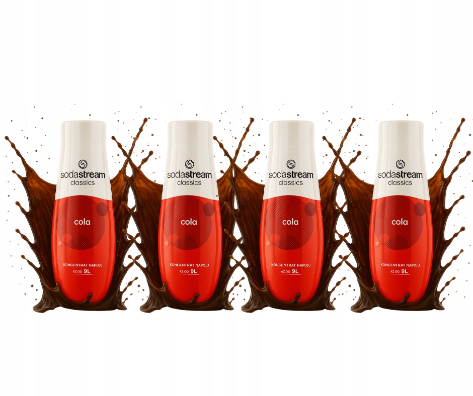 Syrop koncentrat SodaStream Classics Cola zestaw 4x440ml