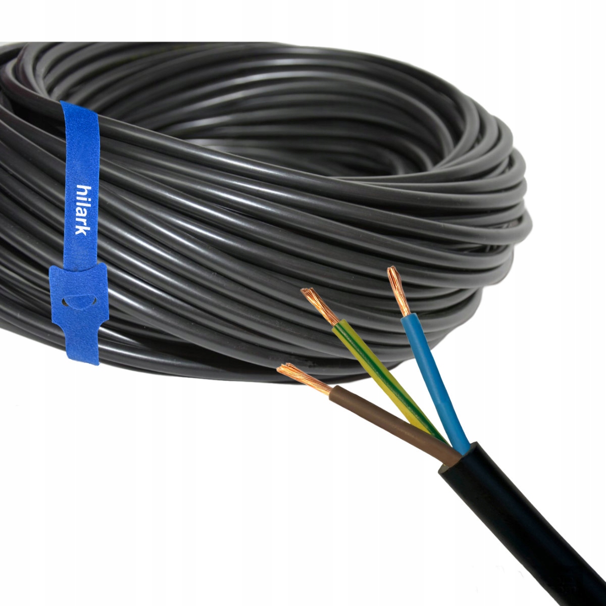 Kábel polvinit čierny H03VV-F Omy 3x1 75 m