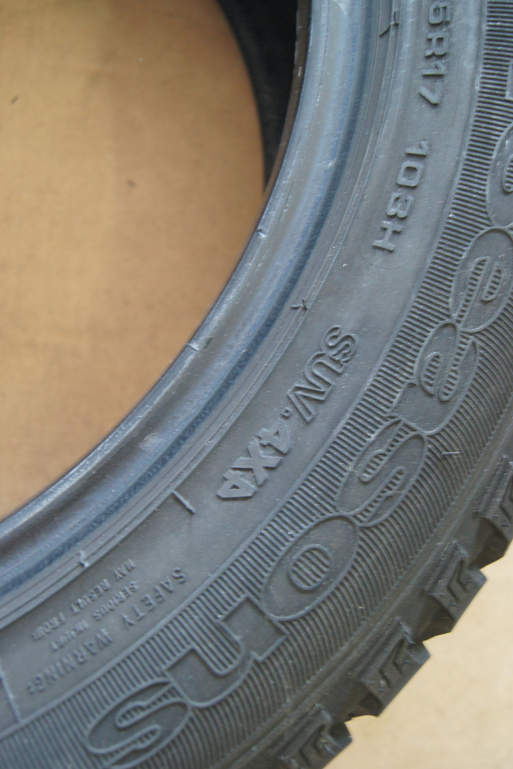 GD OPONA GOODYEAR VECTOR 4 SEASONS 235/55R17 4x4 Średnica 17