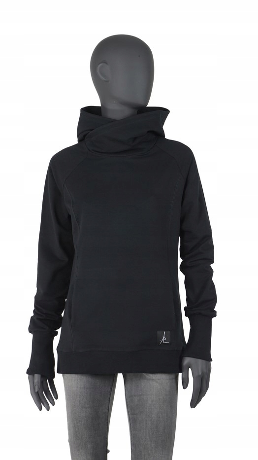 

Bluza dresowa damska z kapturem 2XL XXL czarna
