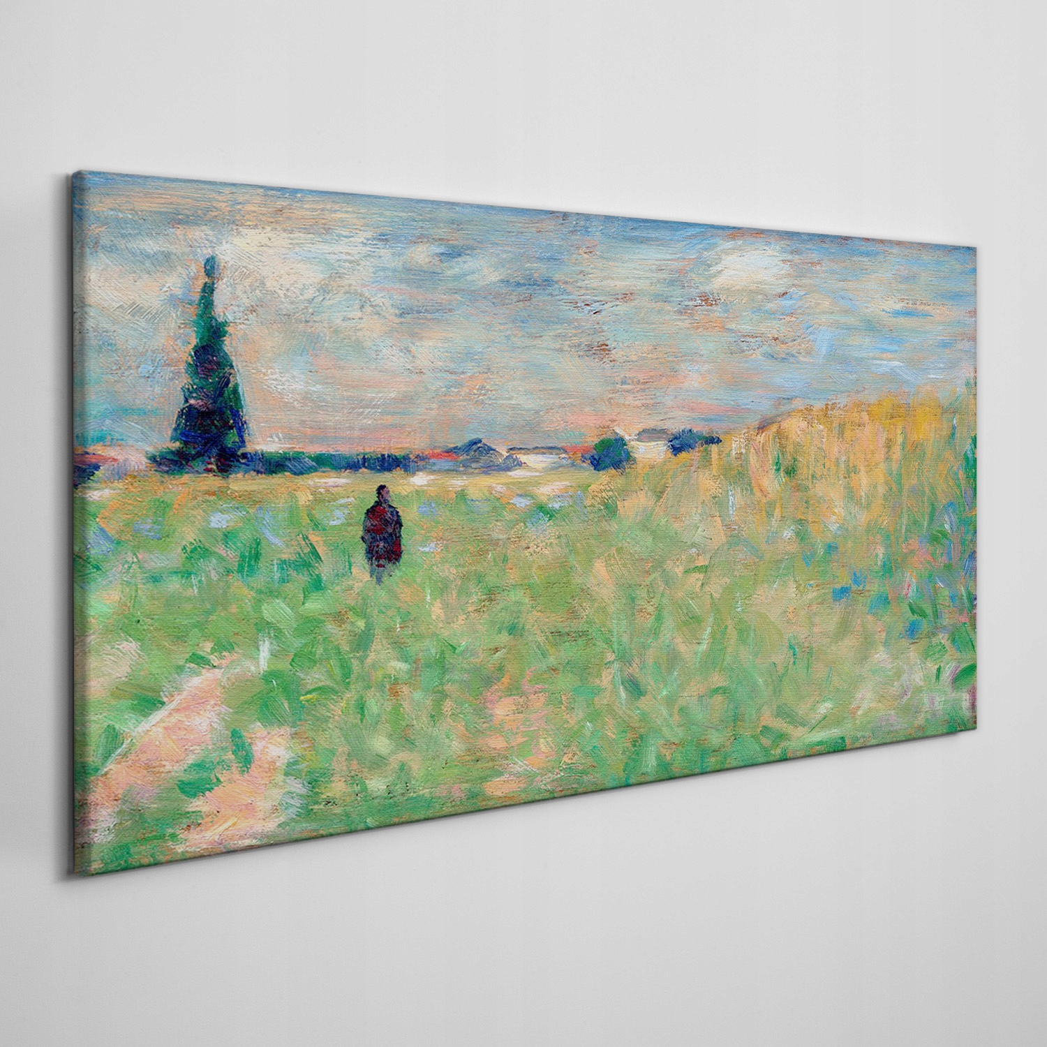 

Obraz na płótnie Lato krajobraz Seurat 120x60 cm