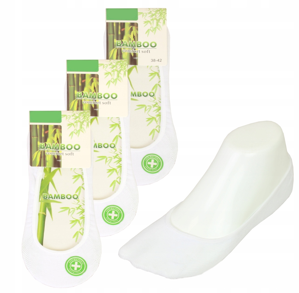 

3x Stopki Balerinki Damskie Bambusowe -- 35-38