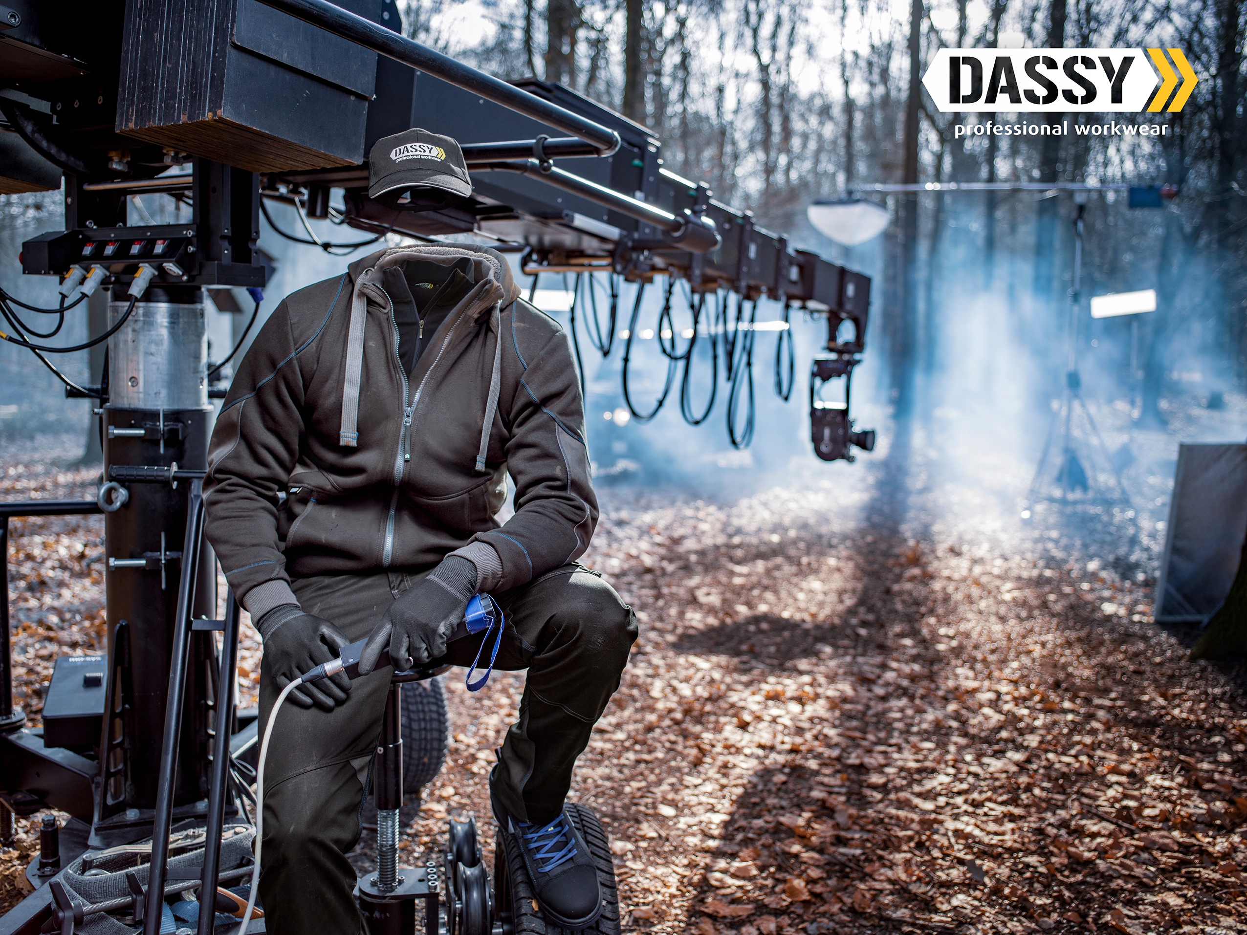 Spodnie robocze męskie Dassy Spectrum 46 szary Rozmiar 46