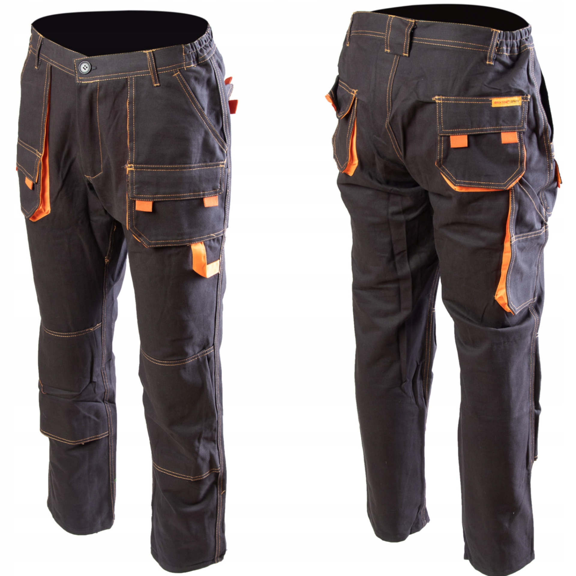 Spodnie robocze ochronne monterskie Bawełna 100% Brixton Spark r. 26