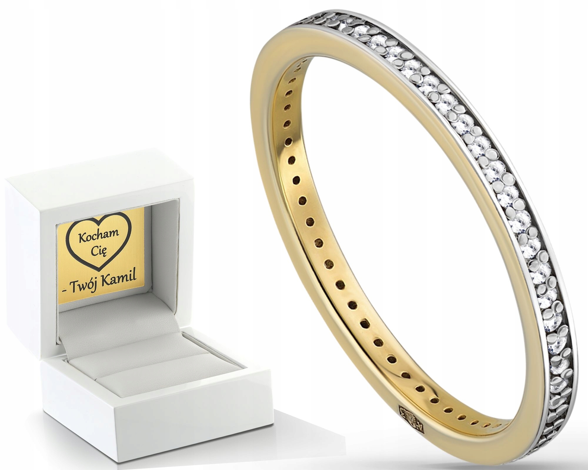 Snubní Prsten S Brilianty Kolem 585 Diamantů