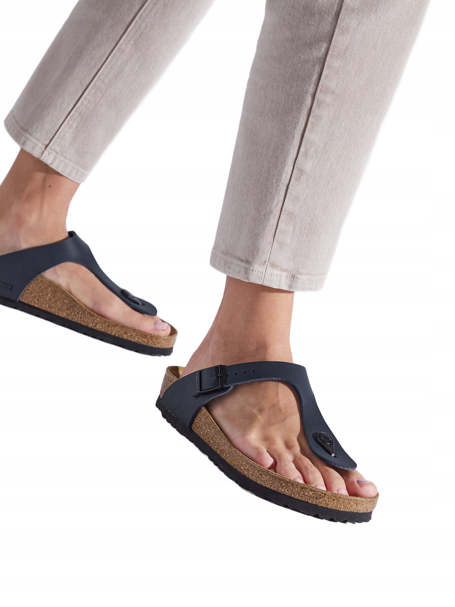 Birkenstock Dámské Tmavě Modré Žabky S Kůží 36 U_a