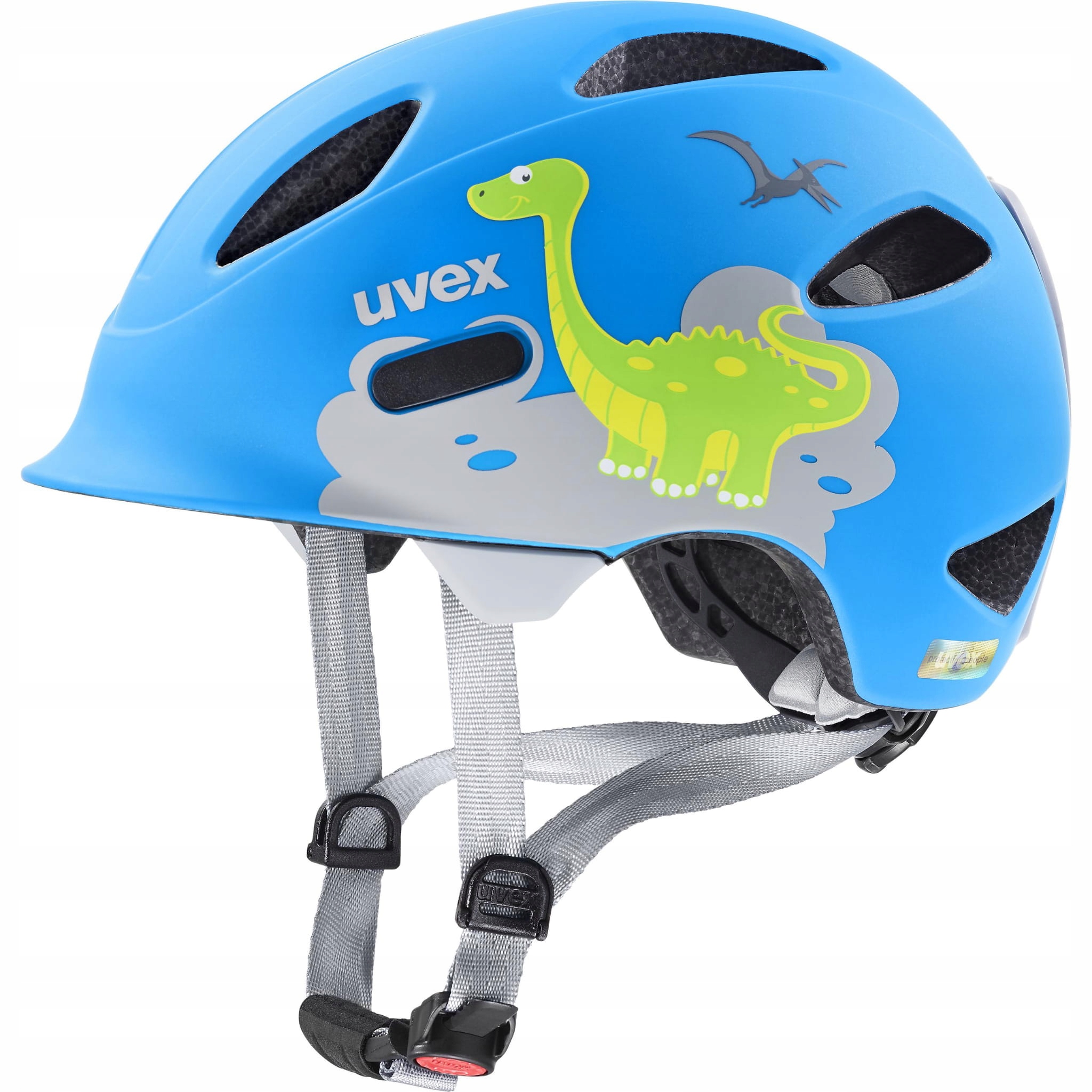 Dětská cyklistická přilba Uvex Oyo Style Dino Blue Matt S 50-54 cm