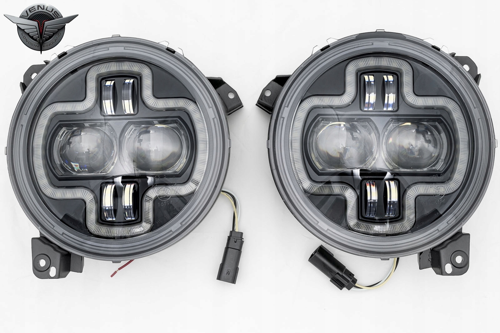 Lampy LED przednie 9" cali Wrangler JL 2018+ Producent części Inny