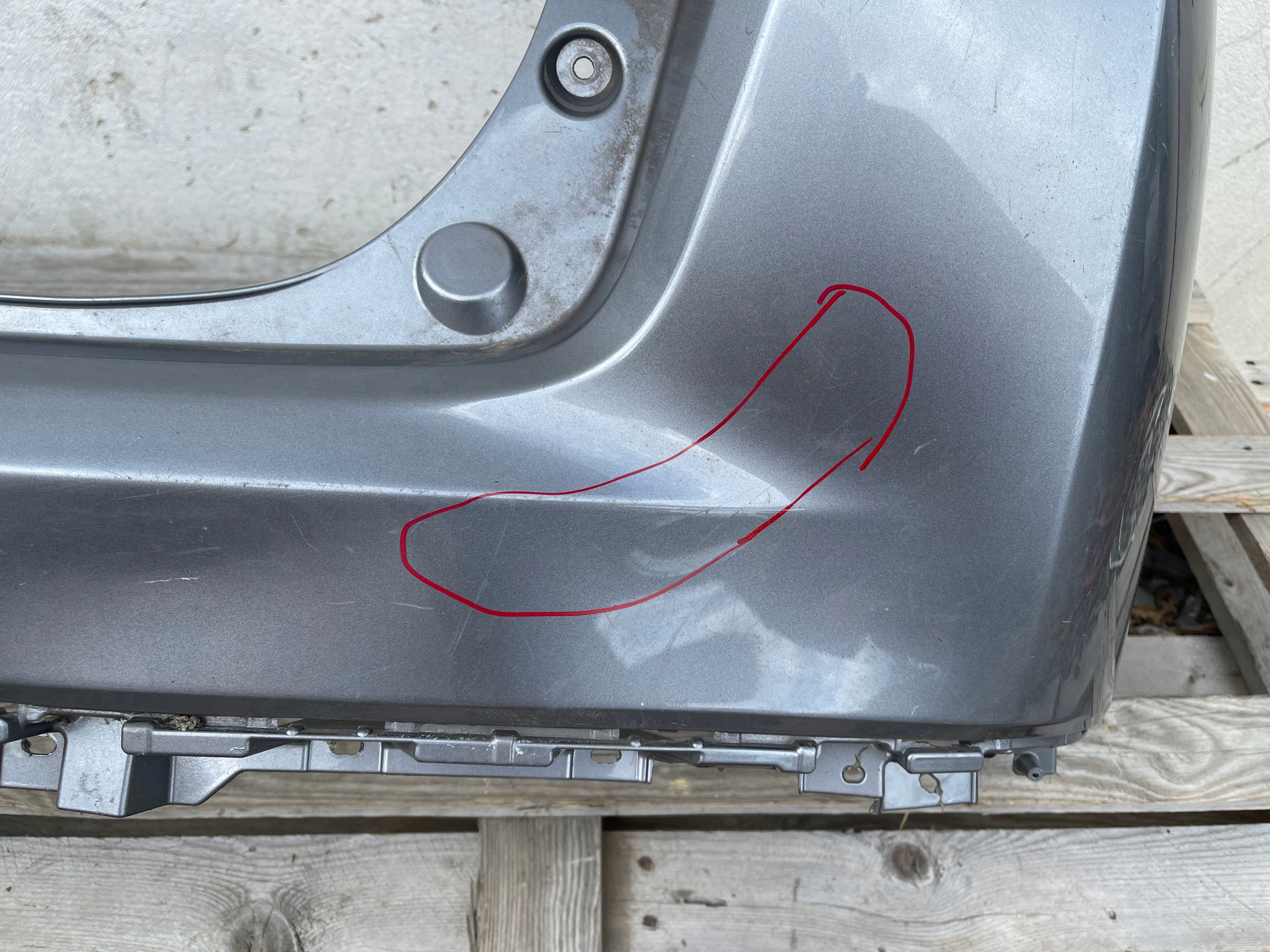 MITSUBISHI ECLIPSE CROSS 2018 - bumper rear part rear part upper PDC