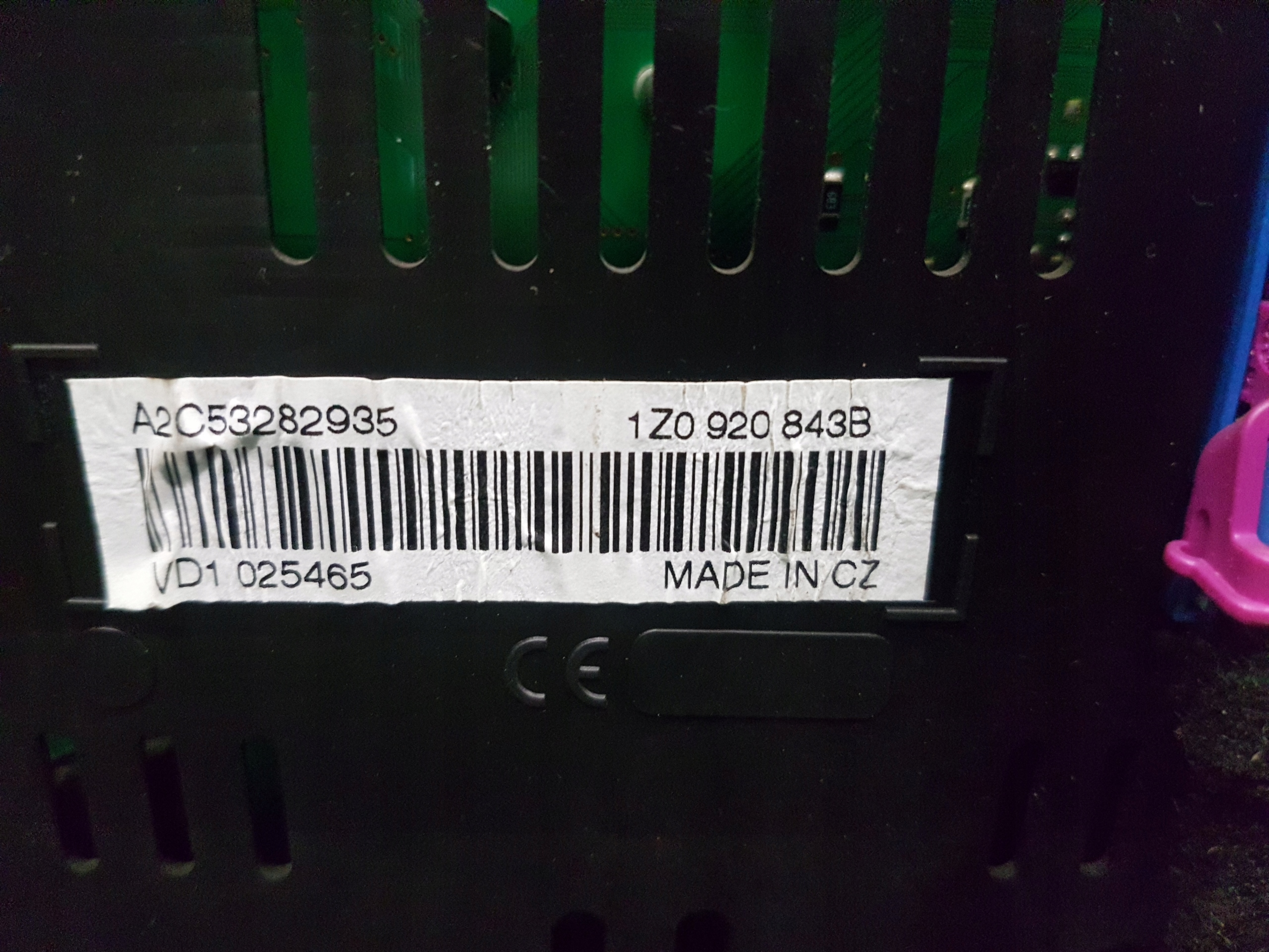 dials dials SKODA OCTAVIA 2 1Z0920843B