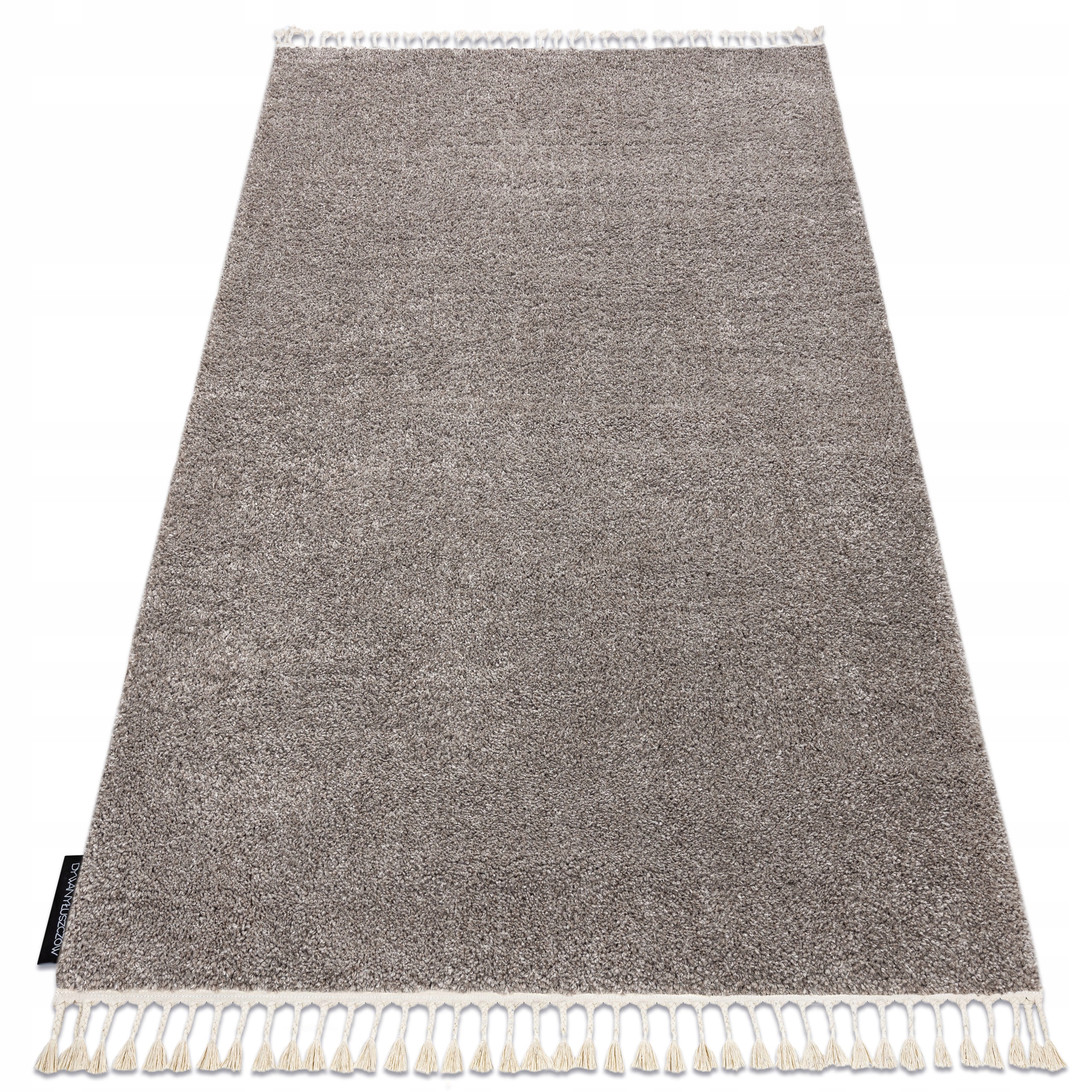 Dywan Maroko frędzle shaggy 80x150 brąz #GR3841