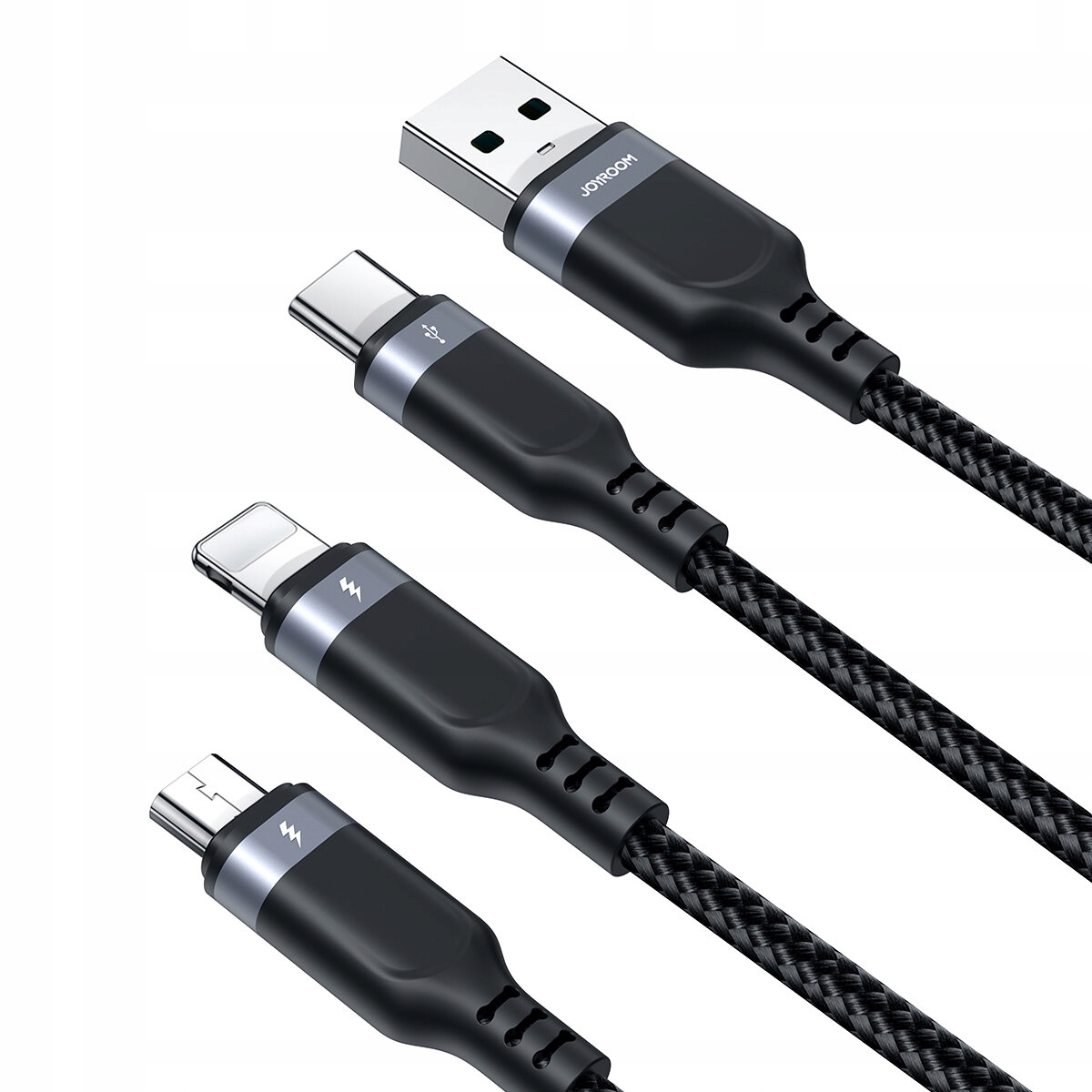 KABEL USB 3W1 LIGHTNING DO APPLE, USB-C, MICRO USB JOYROOM PRZEWÓD 1,2M Marka Joyroom