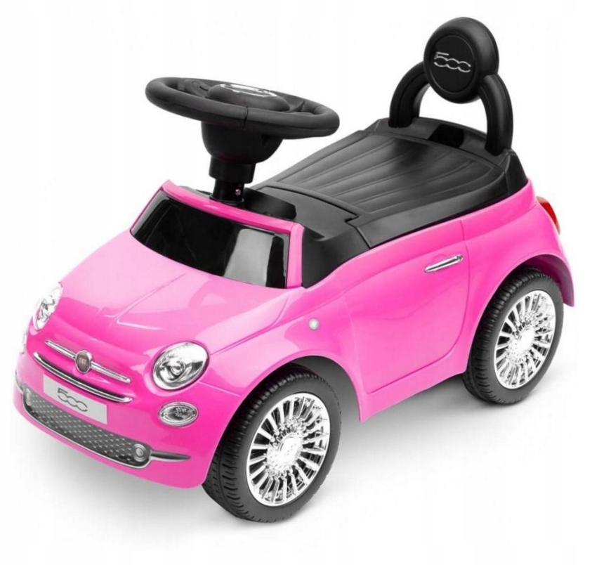 Jeździk Fiat 500 pink