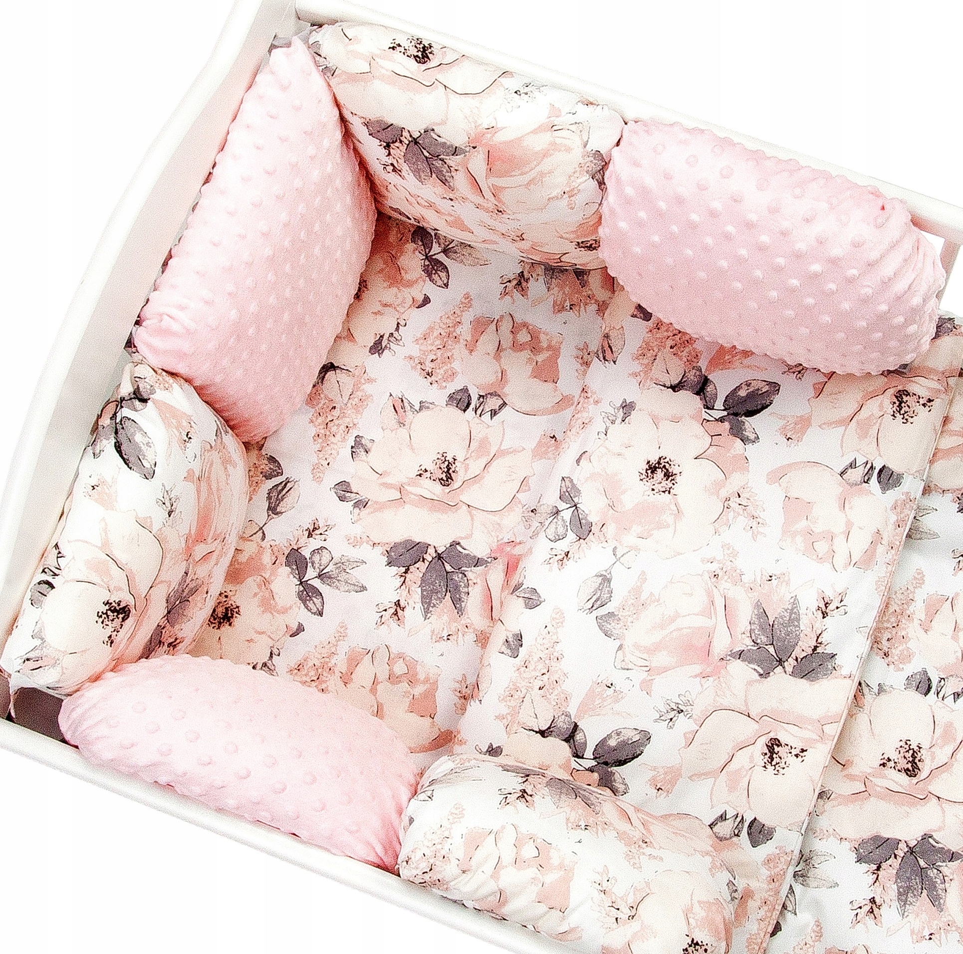 

10CZ. Kpl. Pościeli Do Łóżeczka 90X120CM Minky