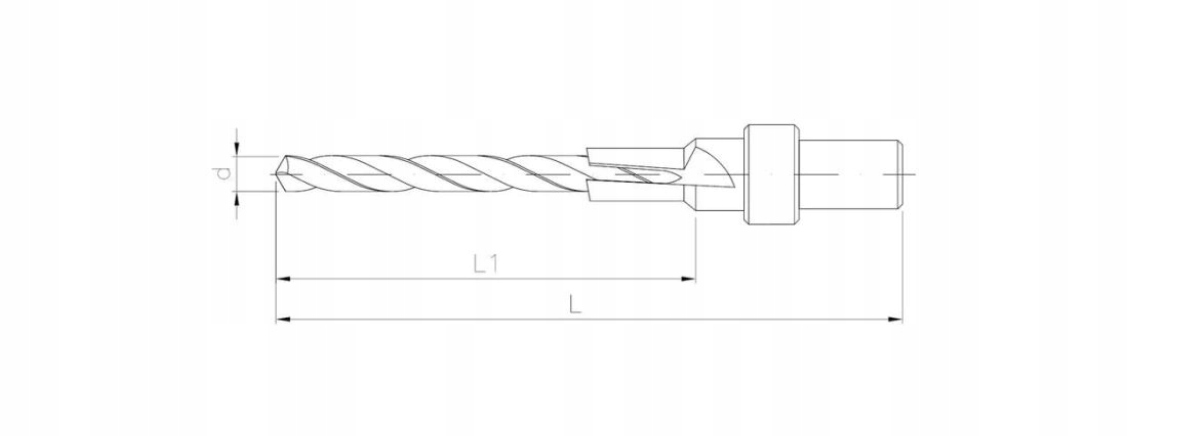 Wiertło do śrub konifrmatów 6,4x50 MARCOPOL Marka Marcopol