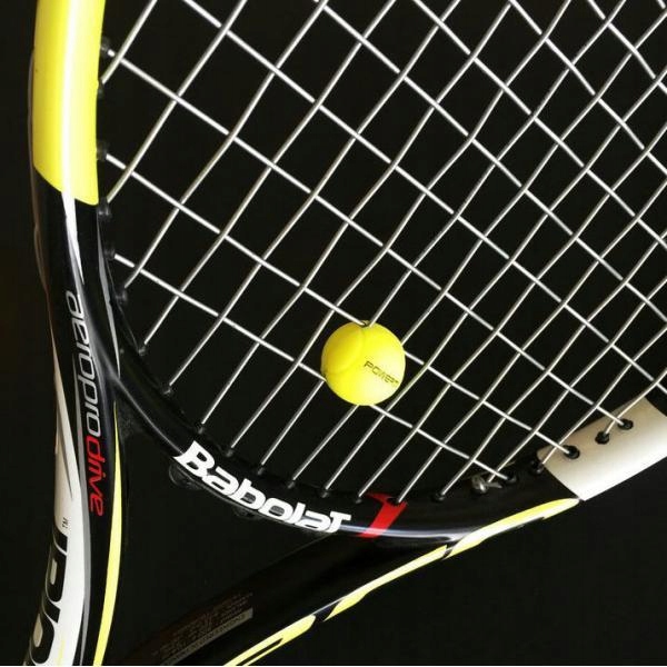 2Pc Ball Shape Tennis Squash Racket Yellow Model Amortyzator rakiet squashowych