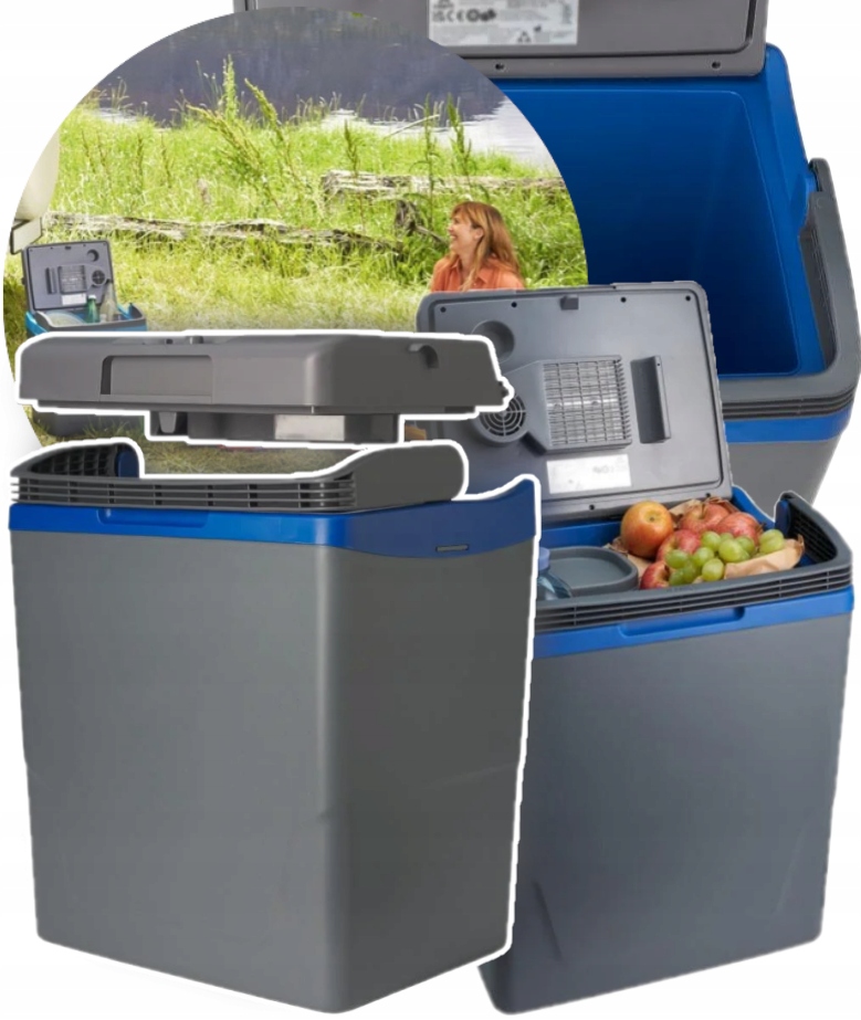 Crivit Przenośna Lodówka Elektryczna Cek 29 B5, 230 V Cicha